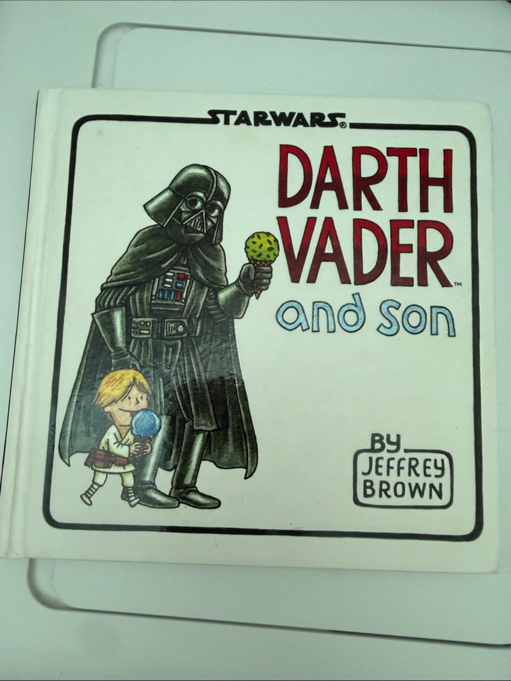 Star Wars Darth Vader and Son Black White Red Blue Book Cover
